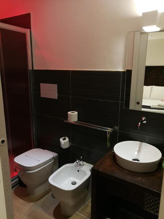 Koupelna v ubytování Hotel Assisivm Antica Dimora AD