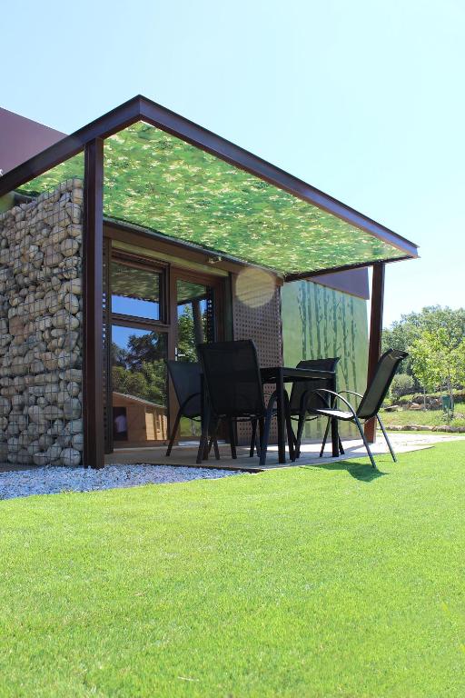 Zahrada ubytování Veragua. Glamping y Apartamentos turísticos