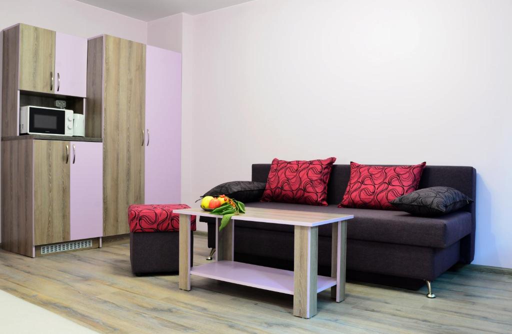 Kuchyň nebo kuchyňský kout v ubytování Visito Aparthouse