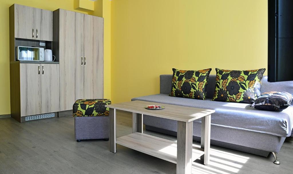 Postel nebo postele na pokoji v ubytování Visito Aparthouse