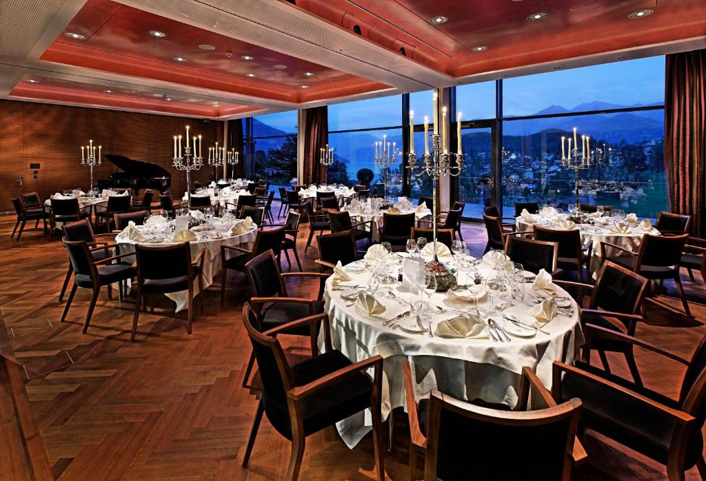 Restaurace v ubytování Hotel Eden Spiez