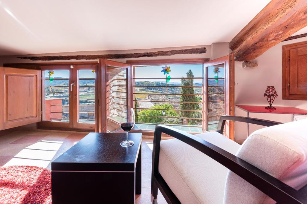 Posezení v ubytování Hotel Cal Llop