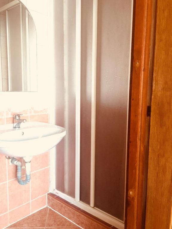 Koupelna v ubytování Rózsakert Panzió