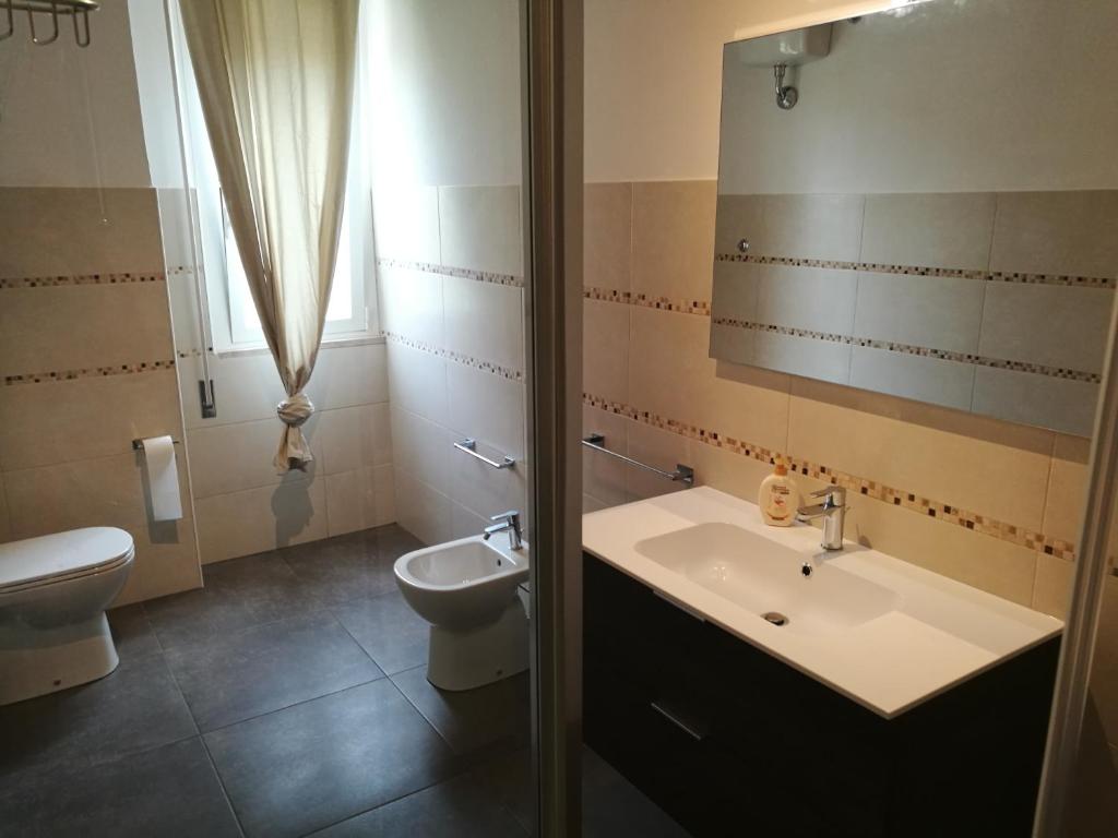 A bathroom at Il Merlo