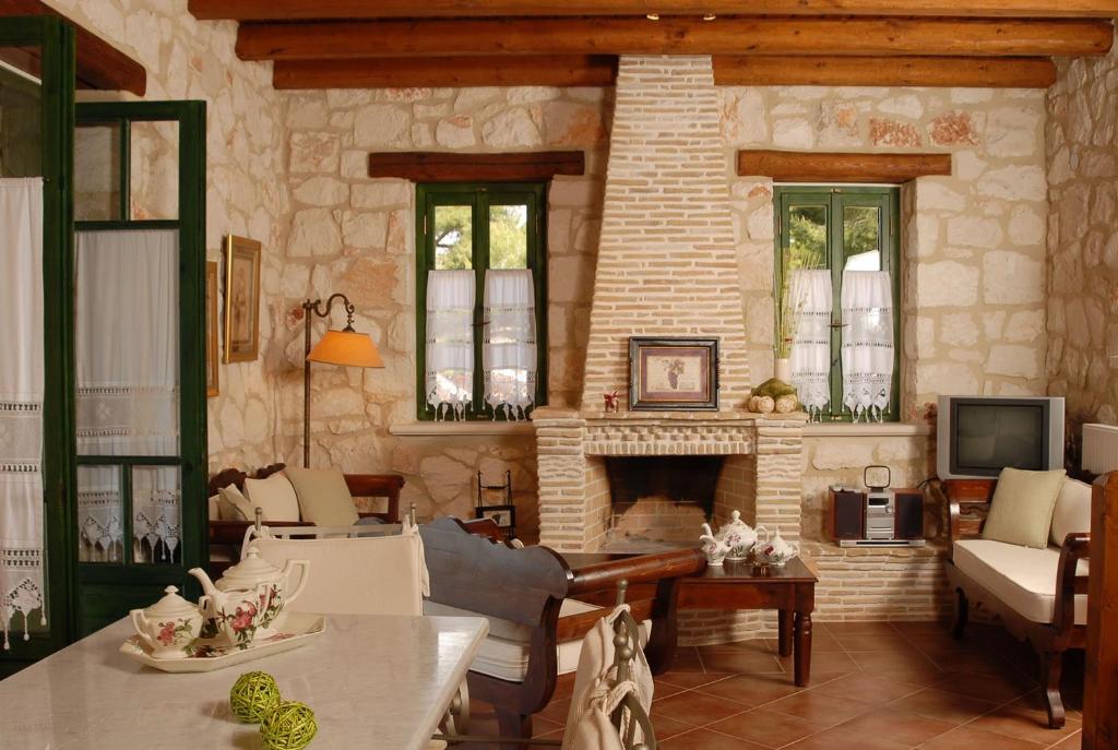 A seating area at Aresti Mountain Resort