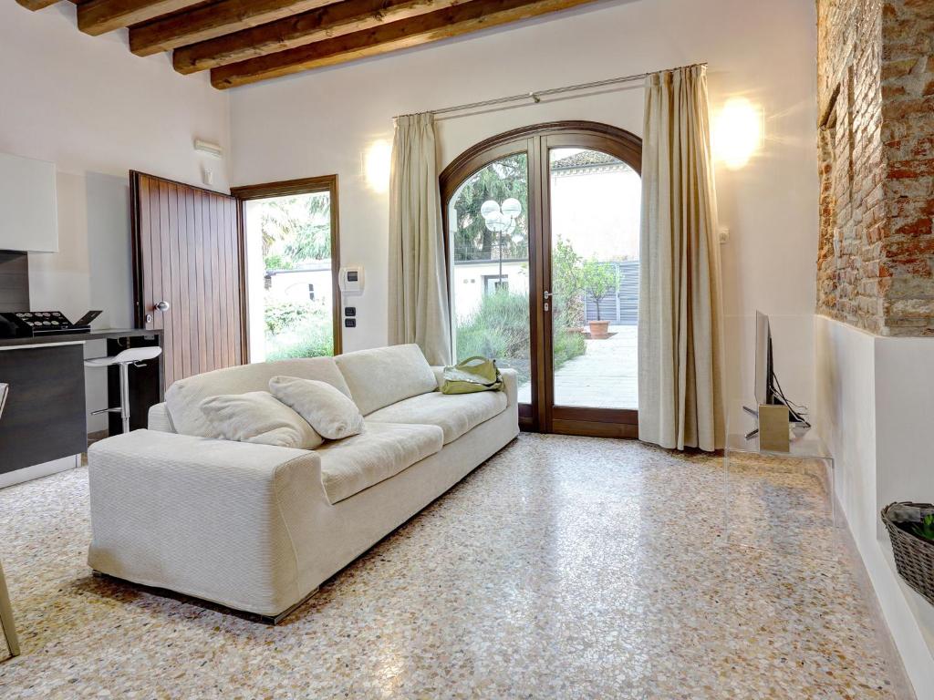 Posezení v ubytování Residence Le Bugne