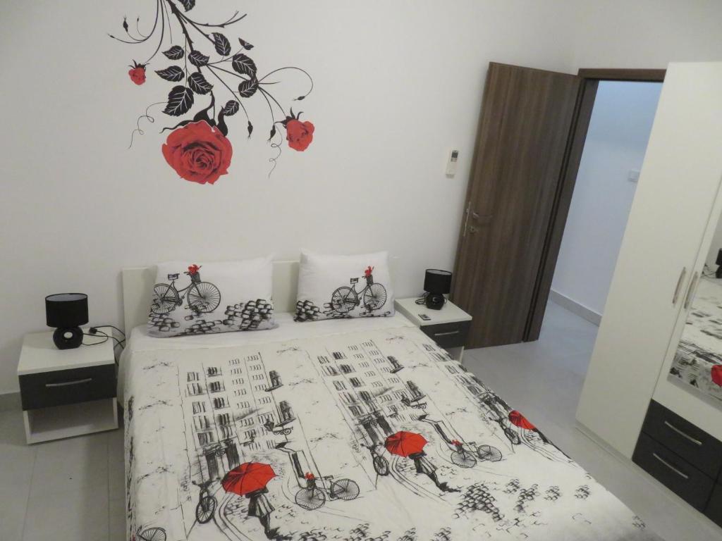 Postel nebo postele na pokoji v ubytování Vila Velvet