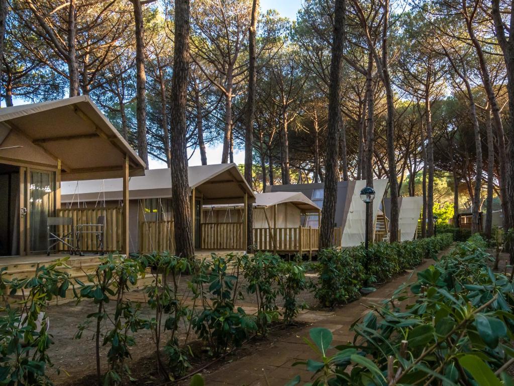 Zahrada ubytování Camping Free Beach