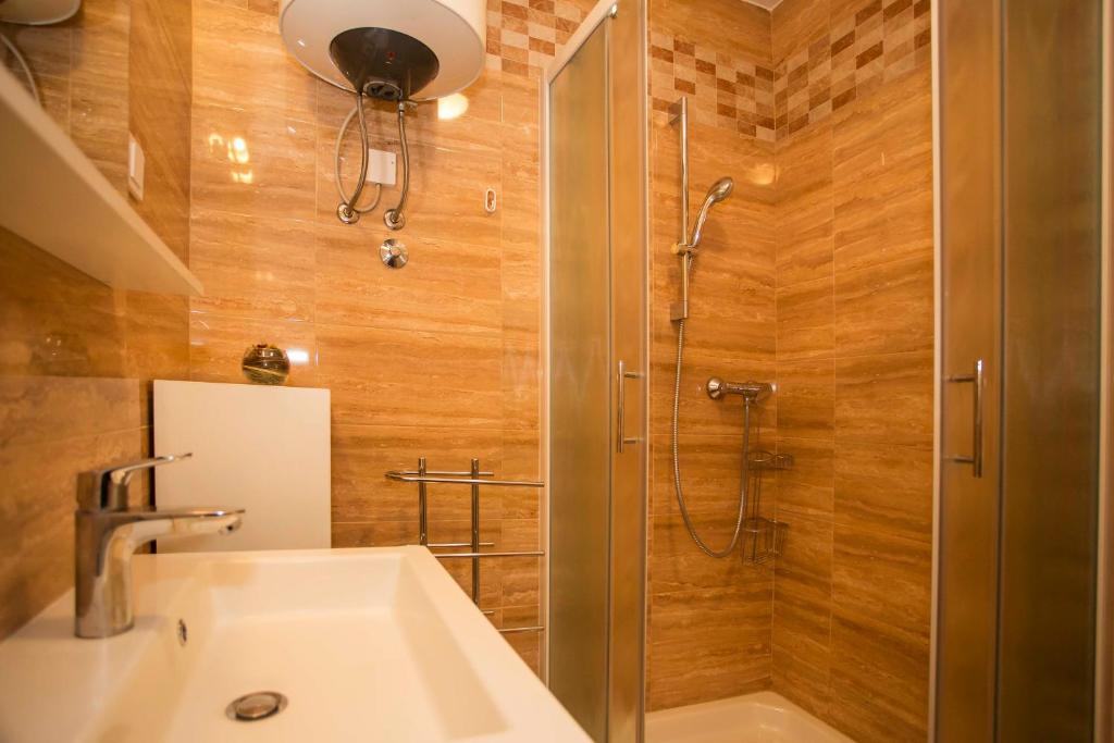 Koupelna v ubytování Apartman Barbara