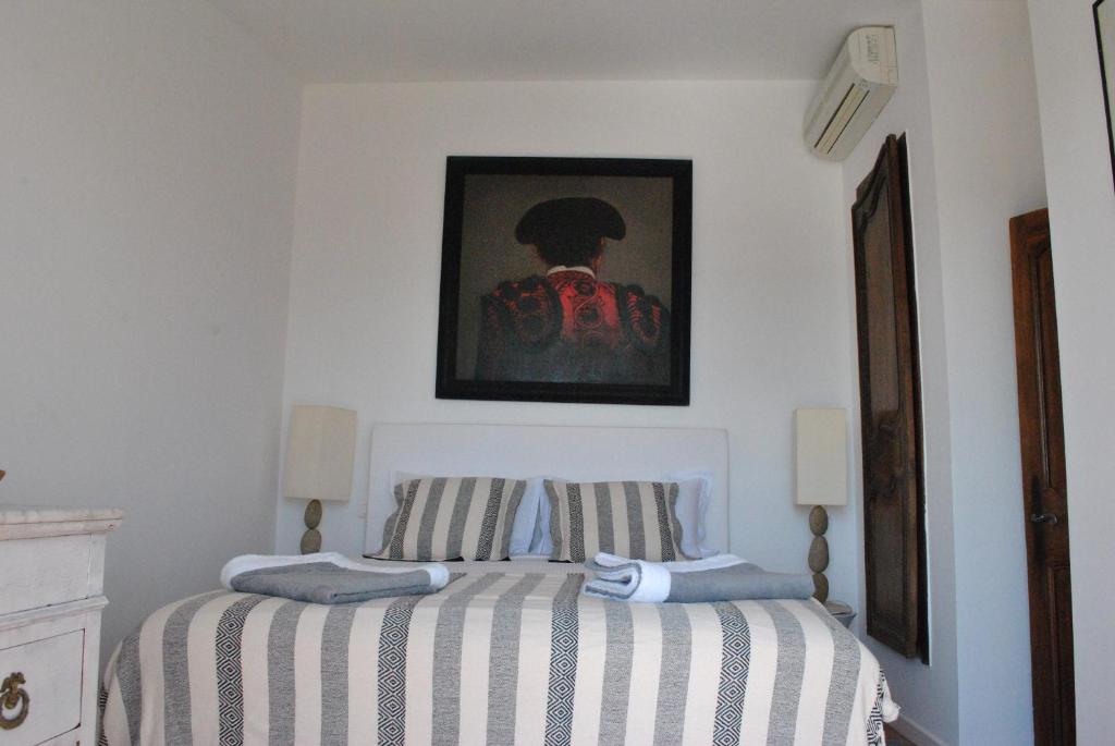 Postel nebo postele na pokoji v ubytování Maison l'Etrier