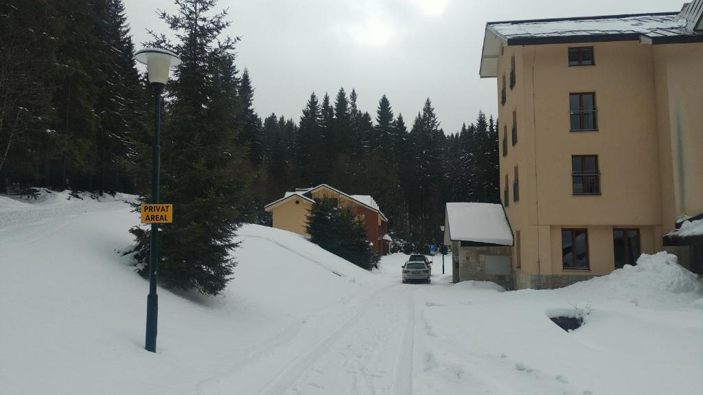 Apartman Poustevnik v zimě