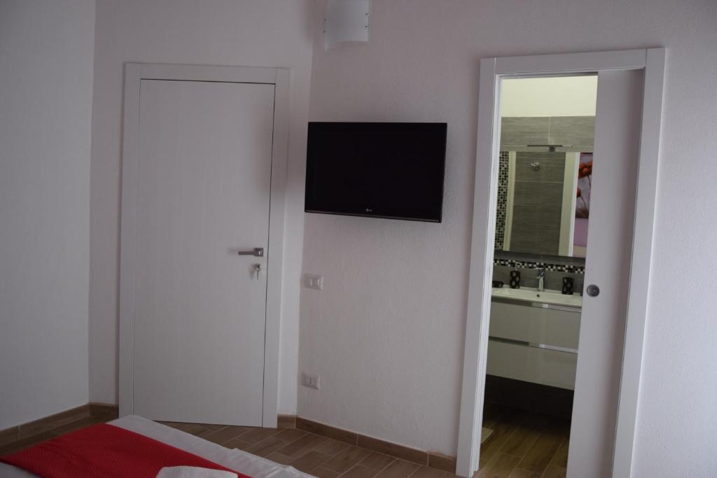 TV a/nebo společenská místnost v ubytování B&B Beranu