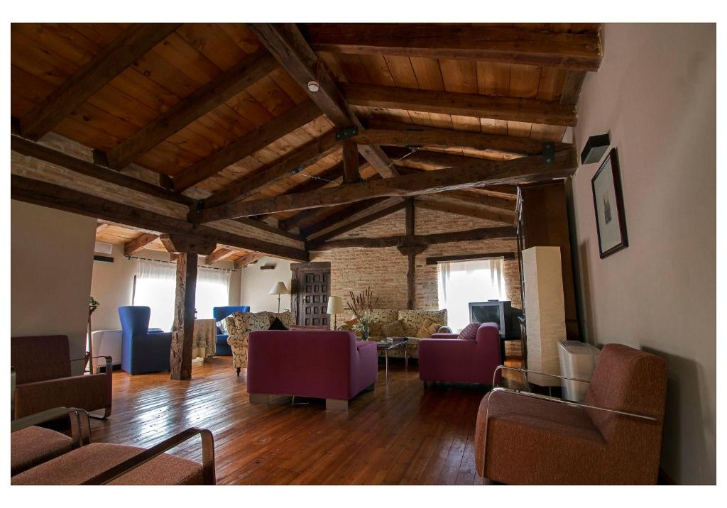 Posezení v ubytování Posada La Casona de Valbuena