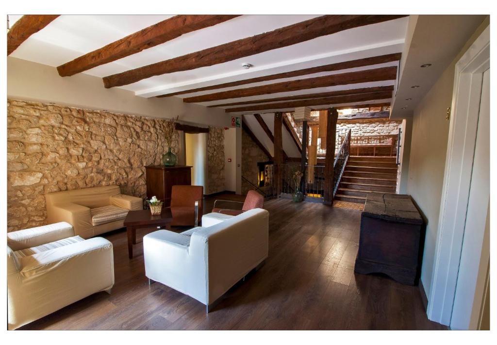 Posezení v ubytování Posada La Casona de Valbuena