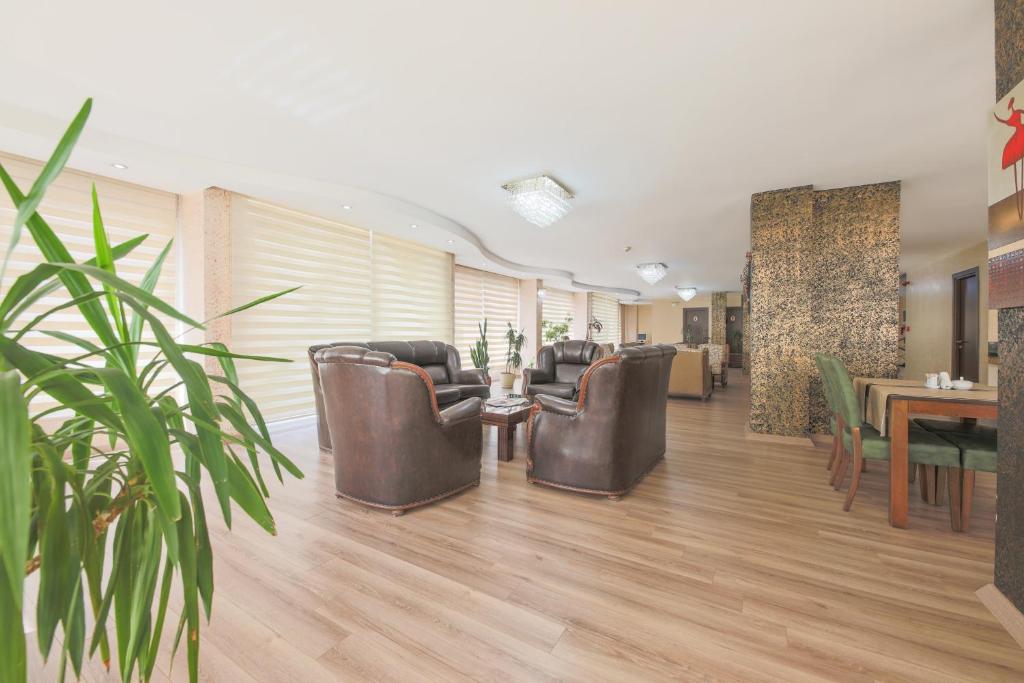 Posezení v ubytování Hostapark Hotel