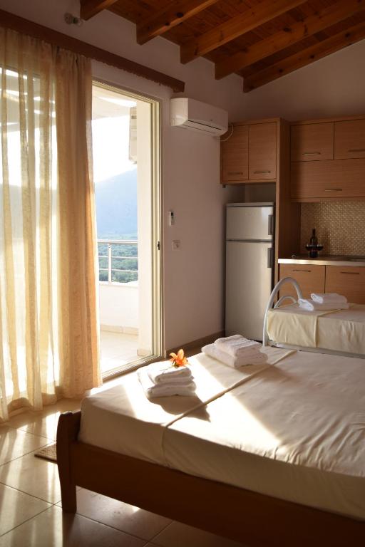 Krevet ili kreveti u jedinici u okviru objekta Belvedere Adriatica