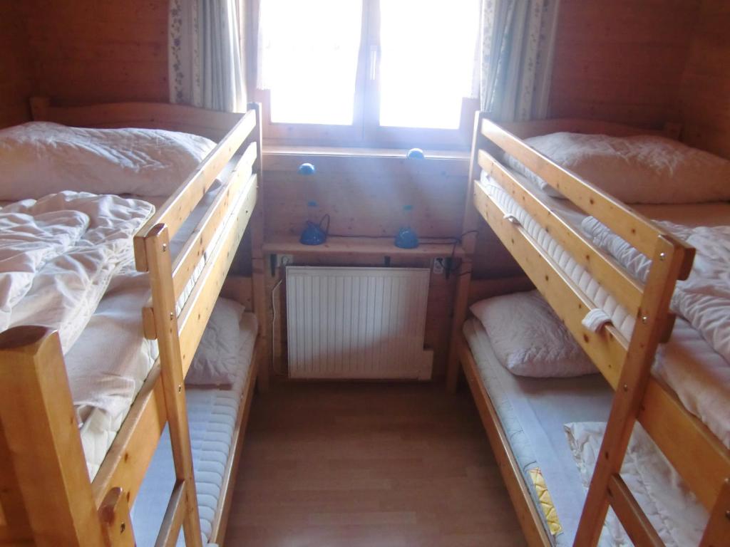 Posteľ alebo postele v izbe v ubytovaní Blockhaus Kathrein