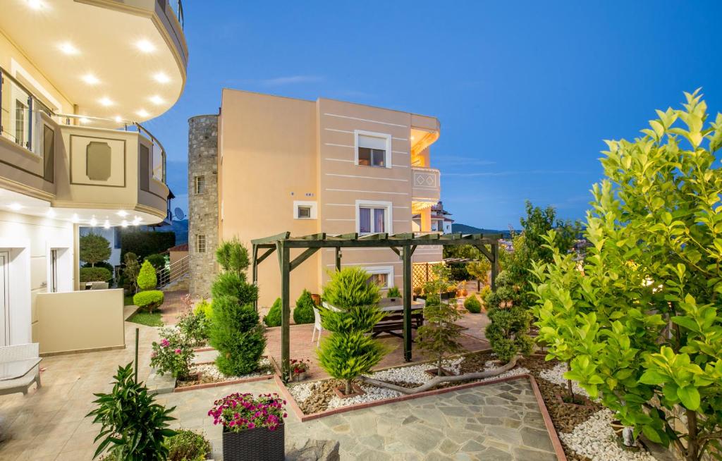 Zahrada ubytování Deluxe Apartments Andreas