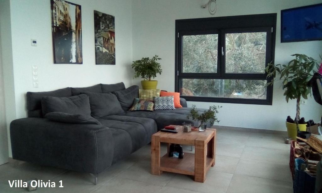 Posezení v ubytování Villa Olivia