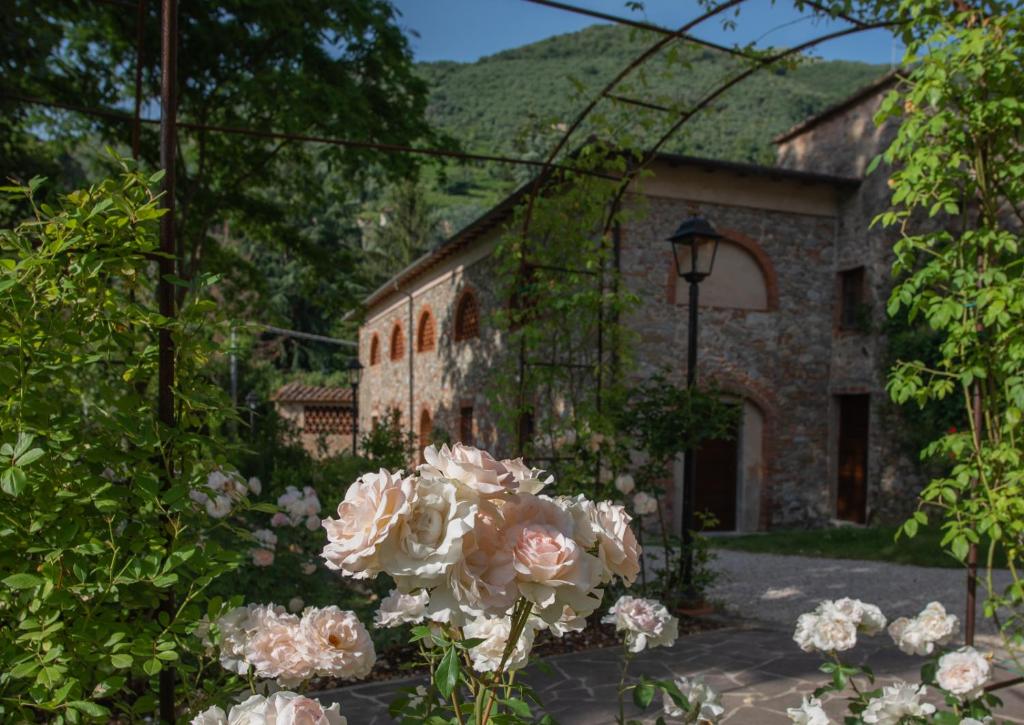 Zahrada ubytování Relais Corte Rodeschi