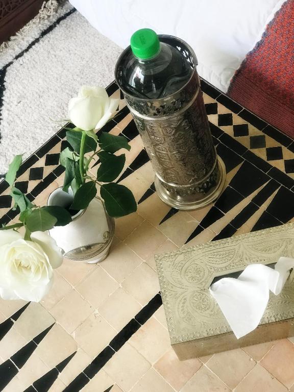 Nápoje v ubytování Riad Orange