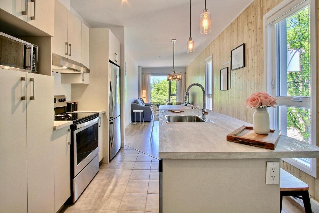 Køkken eller tekøkken på INITIAL - ARCHITECTE - Centre-Ville de Québec