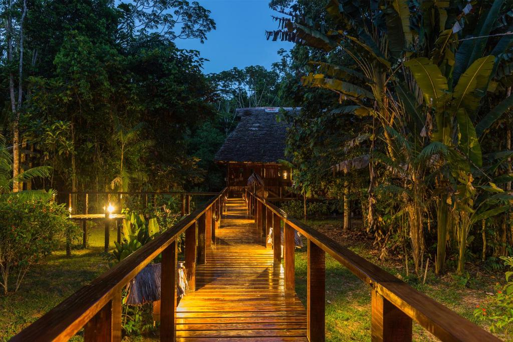 Zahrada ubytování Refugio Amazonas Lodge