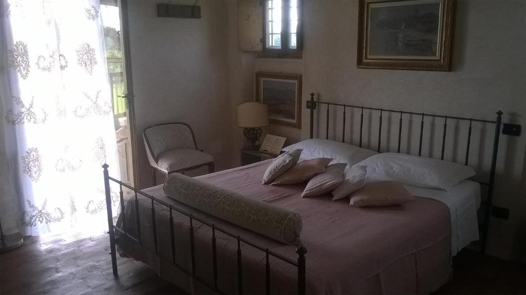 Postel nebo postele na pokoji v ubytování Bed and Breakfast Posserle