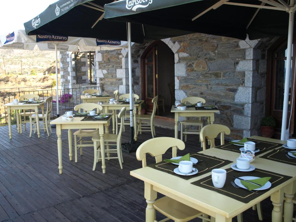 Restaurace v ubytování Porto Mani Suites