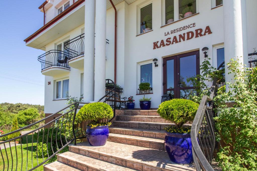 Balkón nebo terasa v ubytování La Residence Kasandra