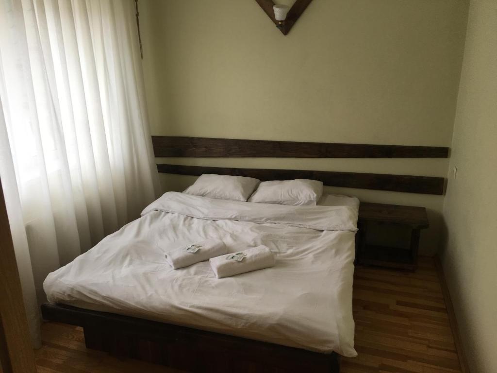 Postel nebo postele na pokoji v ubytování Cheremosh