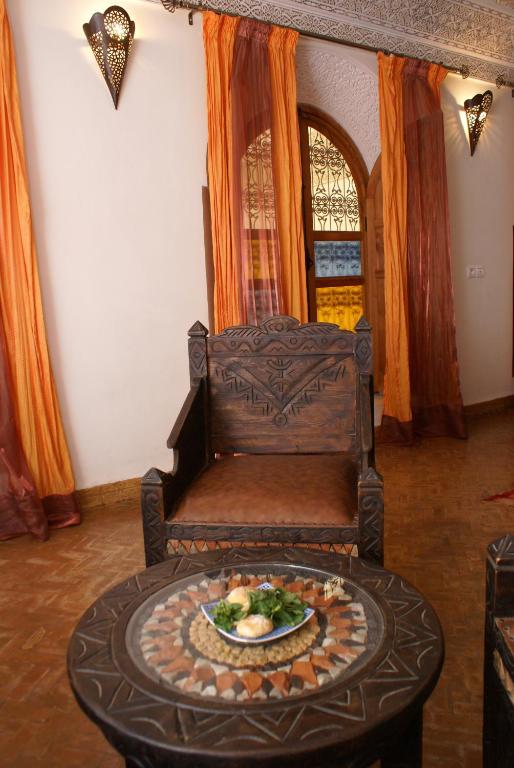 Posezení v ubytování Riad Attarine