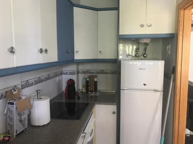 Kuchyň nebo kuchyňský kout v ubytování Appartement avec Solarium