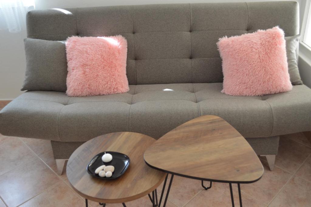 Posezení v ubytování Apartmani Milin