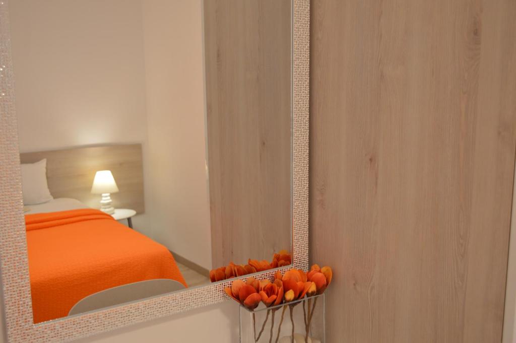 Postel nebo postele na pokoji v ubytování Apartmani Milin