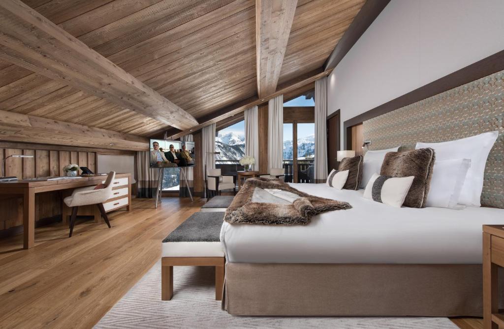 Posezení v ubytování Hôtel Barrière Les Neiges Courchevel