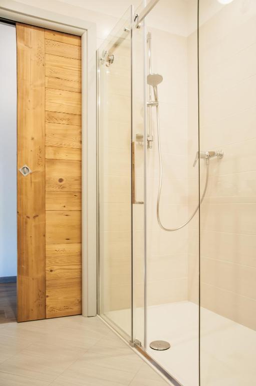 Koupelna v ubytování b&b Casa Tavernaro