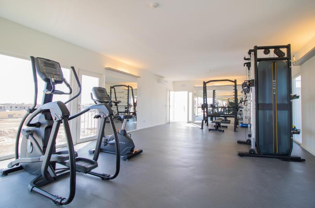 Gimnasio o instalaciones de fitness de Hotel Dunas de Sal