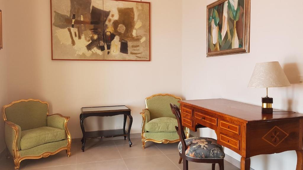 Posezení v ubytování Grand Hotel San Michele