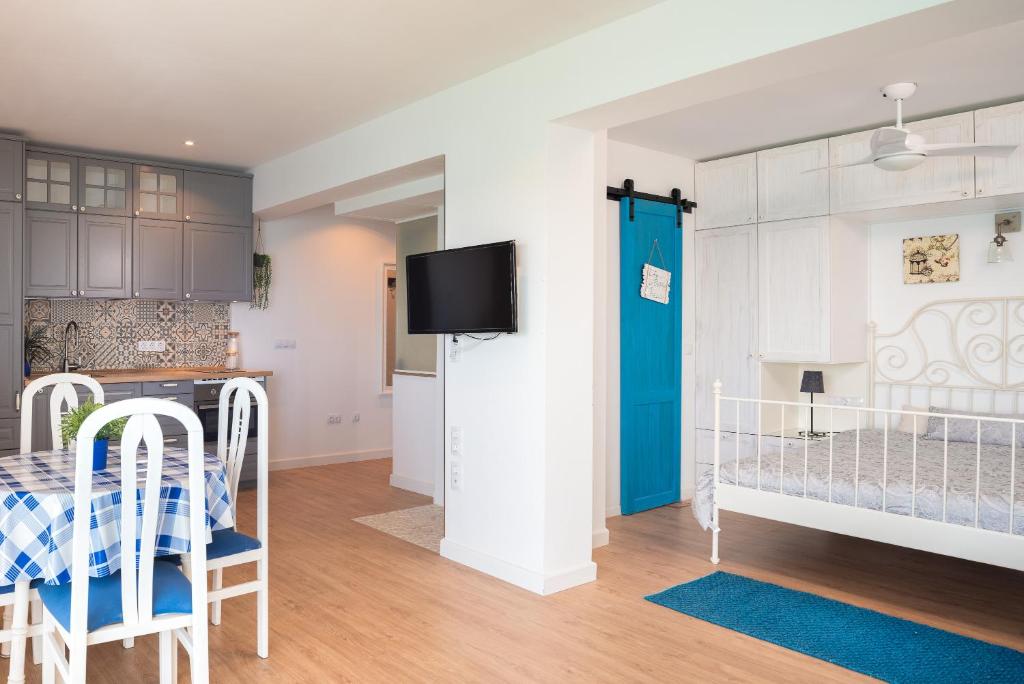 Kuchyň nebo kuchyňský kout v ubytování Apartamento Mediterraneo View