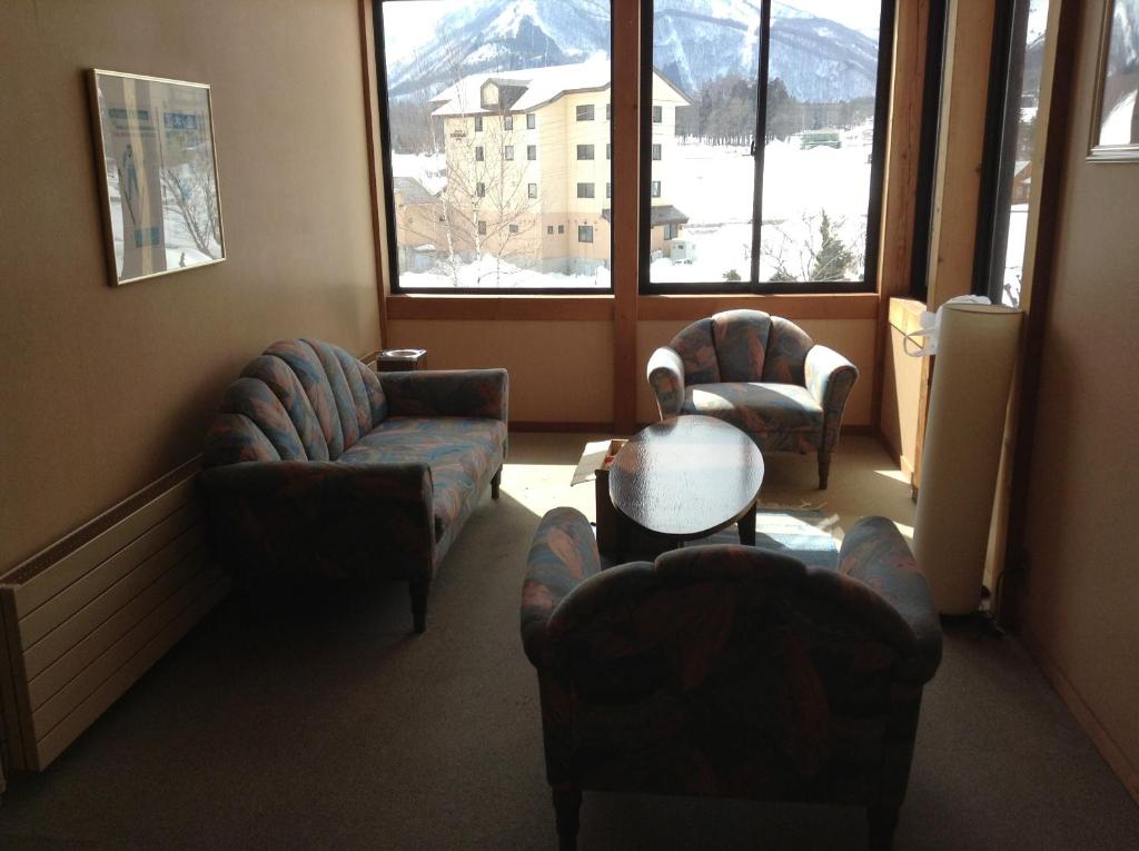 Posezení v ubytování Hakuba Alpine Hotel