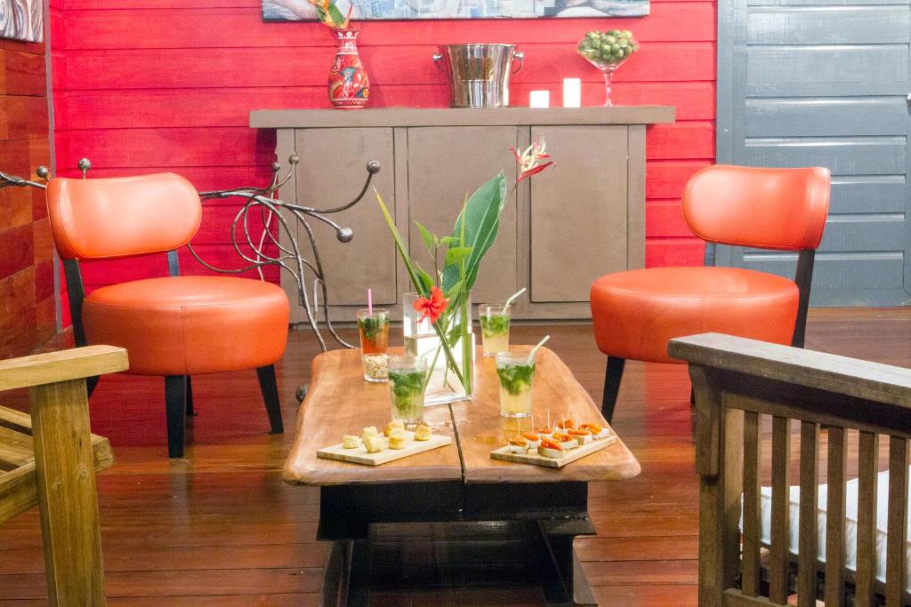 Posezení v ubytování Villa F&B