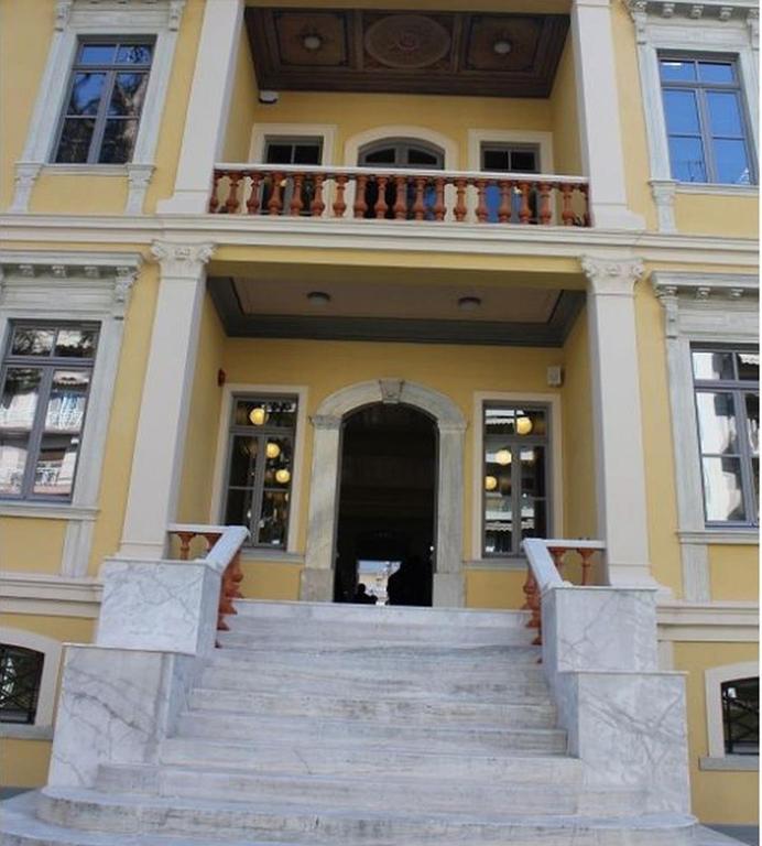 The facade or entrance of Alpha Omega (AΩ) Vintage Suite