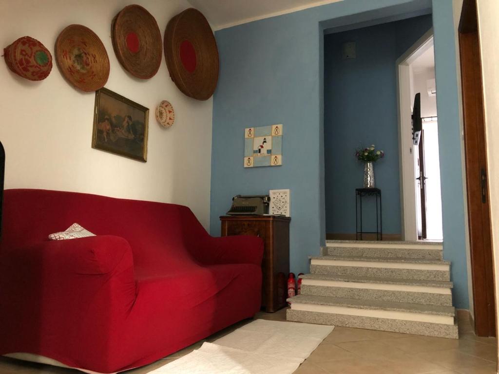 Posezení v ubytování B&B Beranu