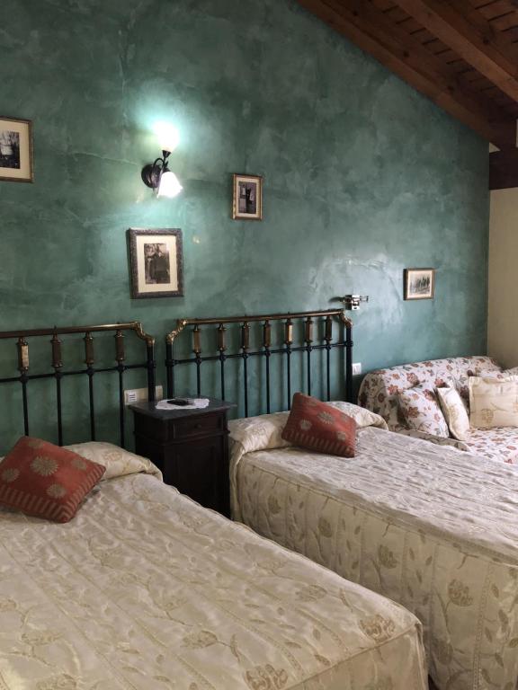 Postel nebo postele na pokoji v ubytování Campoelvalle