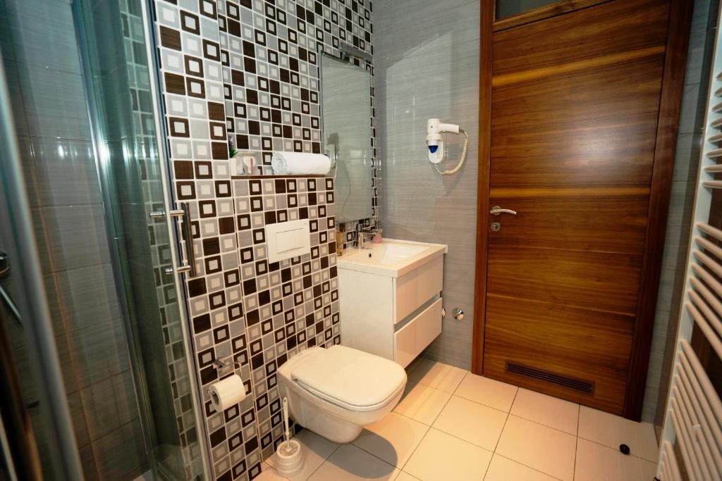 Koupelna v ubytování Hotel Royal Gold City