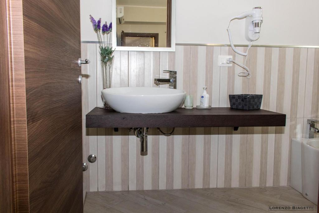 Koupelna v ubytování B&B Geolja