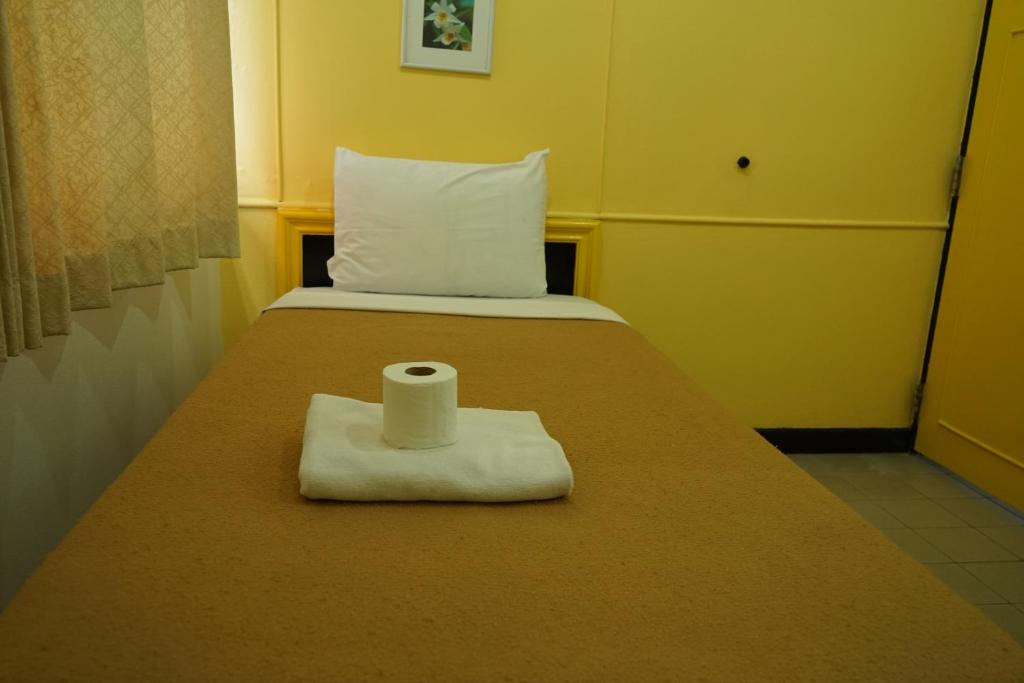 Postel nebo postele na pokoji v ubytování Yes Kaosan