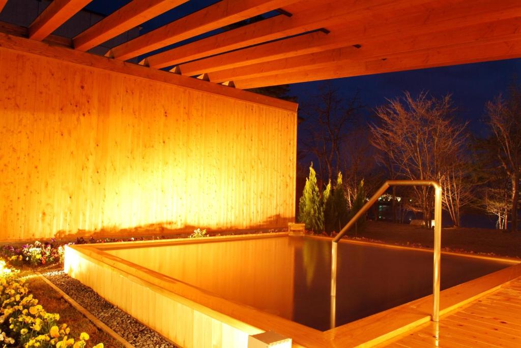 Bazén v ubytování Izumigo AMBIENT Tateshina Hotel nebo v jeho okolí