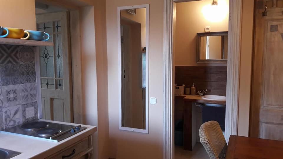 Kúpeľňa v ubytovaní Bástya apartman
